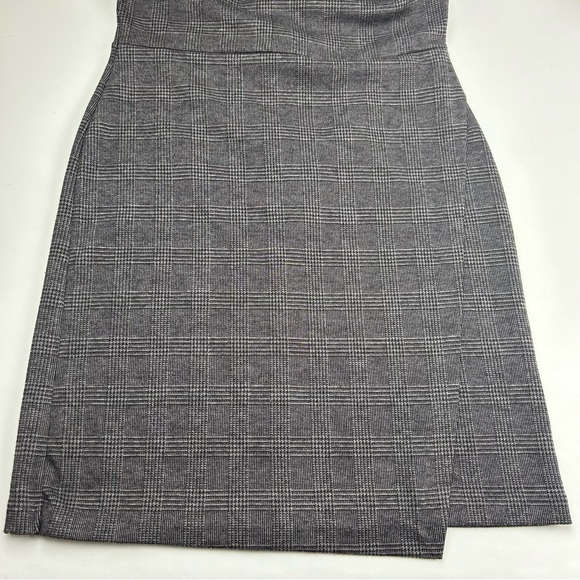 Banana Republic Novelty plaid knot wrap sheath dress - Picture 8 of 13